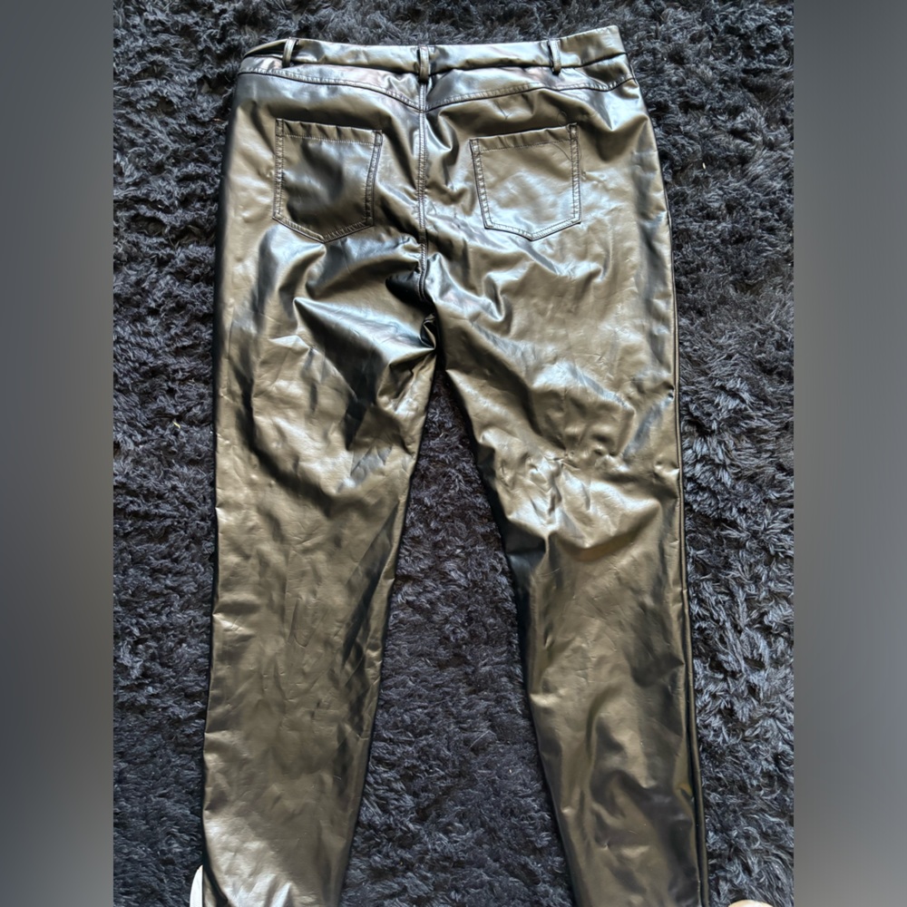 SHEIN faux leather pants